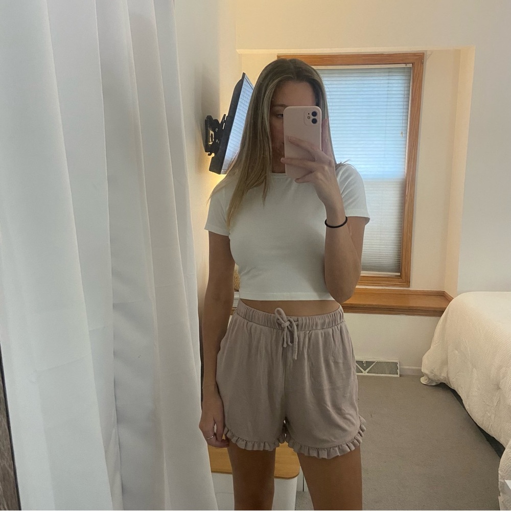 Lavender shorts